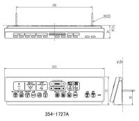 354-1727A-SET　ニューパッソ CW-EA24タイプ用　壁リモコン　電池・ビス付