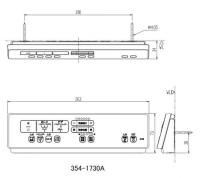 354-1730A-SET　ニューパッソ CW-EA21タイプ用　壁リモコン　電池・ビス付