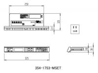 354-1753-MSET　プレアスLS・HSタイプ DT-CL115A・DT-CH185A用 インテリアリモコンキット　電池・ビス・施工説明書付