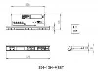 354-1754-MSET　プレアスLS・HSタイプ DT-CL114A・CH184A用 インテリアリモコンキット　電池・ビス・施工説明書付