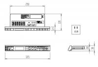 354-1808-SET　サティスG DV-G318用 インテリアリモコン　リラックスミュージック・鉢内除菌・部屋暖房・フルオート便座・ほのかライト付　電池・ビス付