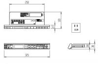 354-1809-SET　サティスG DV-G316用 インテリアリモコン　鉢内除菌・フルオート便座・ほのかライト付　電池・ビス付