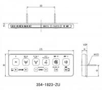 354-1823-SET　サティスSタイプ DV-S826・S816タイプ用　壁リモコンキット(6グレード)　電池、ビス付