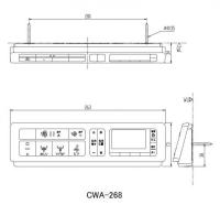 CWA-268　サティスS・Gタイプ　DV-S625・S-615、DV-S725・S715・G215用壁リモコン 電池・ビス付