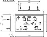 TCM1457-5　TOTO　ウォシュレットリモコン　流すボタンなし　TCF6521、TCF6521P、TCF6521Y用