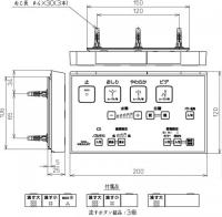 TCM1457-6S　TOTO　ウォシュレットリモコン　流すボタンあり　TCF6521A、TCF6521AF、TCF6521AK、TCF6521AM、TCF6521AFP、TCF6521AFY他　用