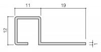 INAX(LIXIL) 装飾見切り材(壁用) 壁見切り10C SM-2700C/S-10(シルバー)