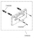 TCM3333　TOTO　ウォシュレットリモコン用ハンガ組品　ネコポスでお届け