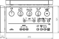 TCM892-2　TOTOウォシュレットリモコン　流すボタンなし [10ウォシュレットS2]TCF6331E用