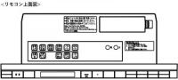 354-1886-SET　サティスX　DV-X116タイプ用インテリアリモコン　電池、ビス付