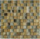 【アウトレット】 MOMEN　Ash/Indium[シート] 320×320mm　 モザイクタイル　