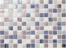 SEL-20/MIX-10【カット品/15x11列】　名古屋モザイク　 シエルグラス　20角ミックス貼り [紙貼り]