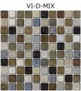 VI-D-MIX  【5シートセット】　ラスティカビスタ　28角表紙貼り　【名古屋モザイク　ルーメンと同一商品】　モザイクタイル