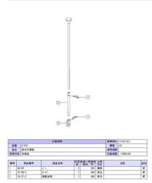 INAX　LF-281PA用 排水引棒部　A-833