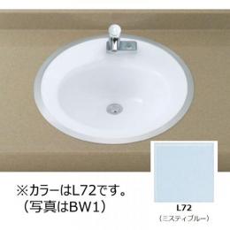 L-2584P/L72　はめ込みだ円形洗面器　※陶器のみ