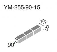 YM-255/90-15/DGR-21 ディメンションM グラルカラー 90°屏風曲紙張り