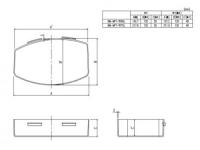 #BM-MFT-TR60L　棚トレイ(左)