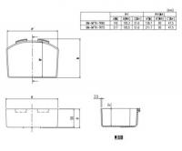 #BM-MFTX-TR60　棚トレイ(ミラー外部用)
