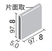 日本タイル　ブライト100角 片面取(10枚セット)　RE100#222 クリーム