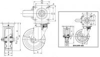 JHWタイプ　牽引用旋回金具　サイズ200mm　RGJHW-200