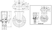 KHWタイプ　牽引用固定金具　サイズ200mm　RGKHW-200