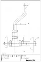 INAX　アングル形逆止弁付止水栓　LF-93(50)