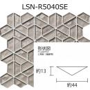 LSN-R5040SE　 アニエルグラス　三角形(端部用)　調整平 名古屋モザイク　