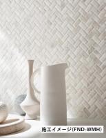 【在庫限り!】FND-WHM[シート]　 平田タイル　 フォンデュ(Fondue)　 マット調ガラスモザイク　