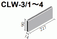 INAX　CLW-3/1　クレイウォール 三丁掛平