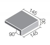 INAX　メゾテルノ 150角　垂れ付段鼻(内床タイプ)　IF-151N/MZ-22