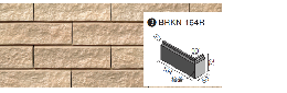 BRKN-164R/FD-2 ベルニューズ フィヨルド  曲右(接着)(ブリックタイプ)
