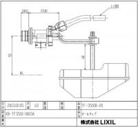 TF-3510B-20　ボールタップ　DT-3510タイプ(手洗なし)用　トイレ部品　LIXIL　INAX