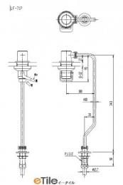 INAX AWL-71AP系用プッシュ式水栓部　LF-71P