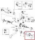 【INAX】 水栓部品 BF-HE145T用シャワー・バス切替ハンドル部  A-7307/N85