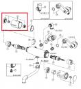 【INAX】 水栓部品 BF-HE145T用温調ハンドル部  A-7305-11/N85