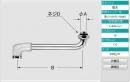 【INAX】 水栓部品 BF-HE145T用自在吐水口部  A-3455-17