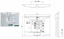 センサー大便器用壁リモコン(擬音無) 354-1066B