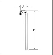 INAX　32mm排水Sパイプ　43-42