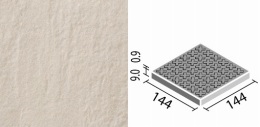 アレス 150mm角歩道用スロープ(Fパターン) ALS-150/2F