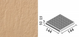 アレス 150mm角歩道用スロープ(Fパターン) ALS-150/6F