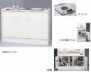 Miniキッチンハーフタイプ 間口105cm 100V プレートヒータータイプ