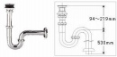 排水Sトラップ　LF-30SA