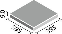 INAX　フォスキー 400mm角平(内床タイプ)　IPF-400/FS-22