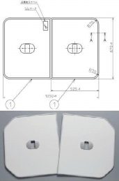 1100用組フタ(2枚)　PCF1120R#NW1