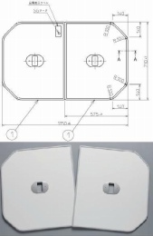 1200&1400用組フタ(2枚)　PCF1210R#NW1