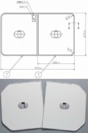 1200用組フタ(2枚)　PCF1230R#NW1