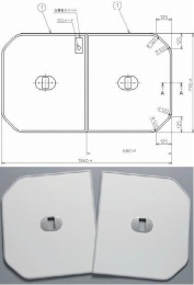 1400用組フタ(2枚)　PCF1440R#NW1