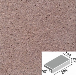 ピアッツア OXシリーズ 300×150mm角垂れ付き段鼻 PI-301/16