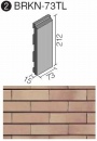 BRKN-73TL/3B ベルニーズ[ブリックタイプ]　長縦平