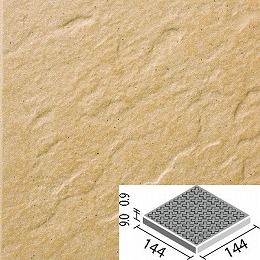 クレド 150mm角歩道用スロープ(Fパターン) CRD-150/6F
